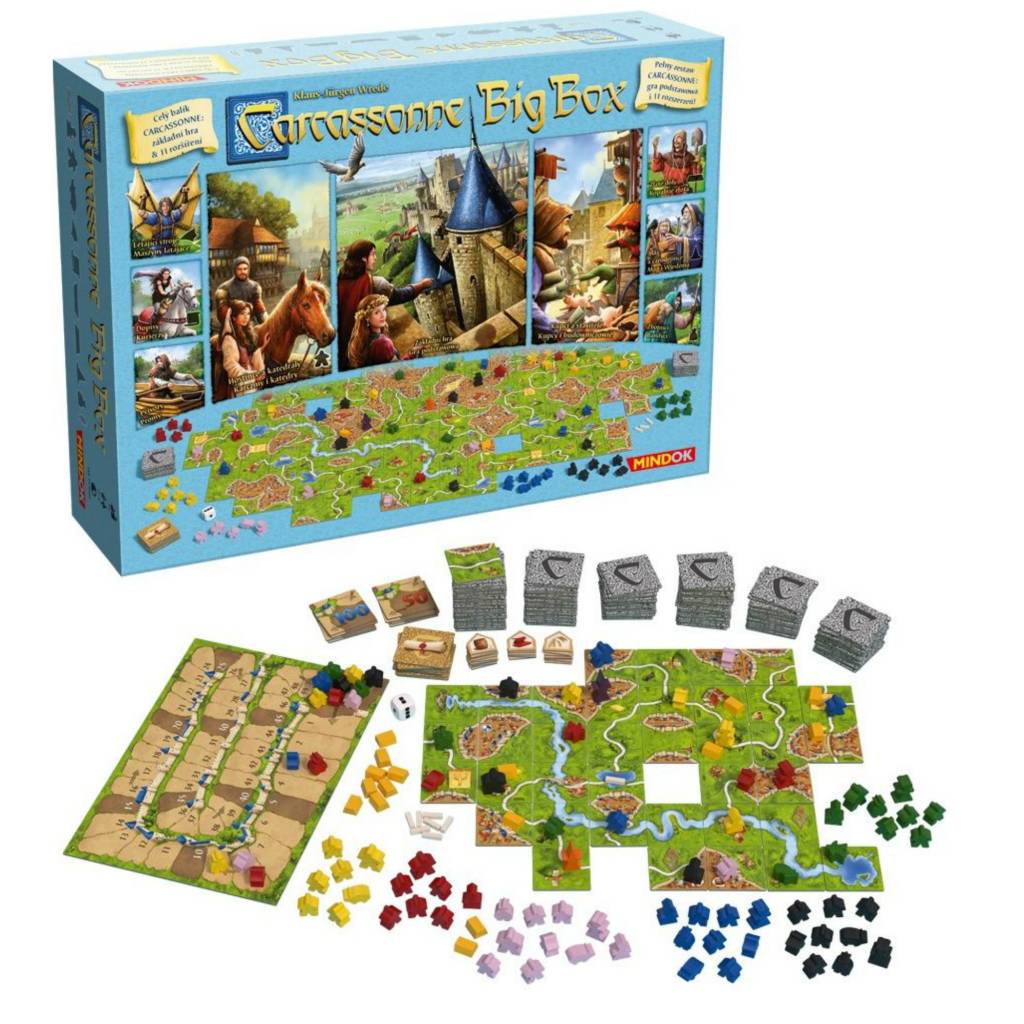 Présentation du jeu Carcassonne Big Box
