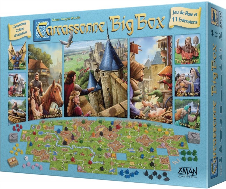 Boîte du jeu Carcassonne Big Box