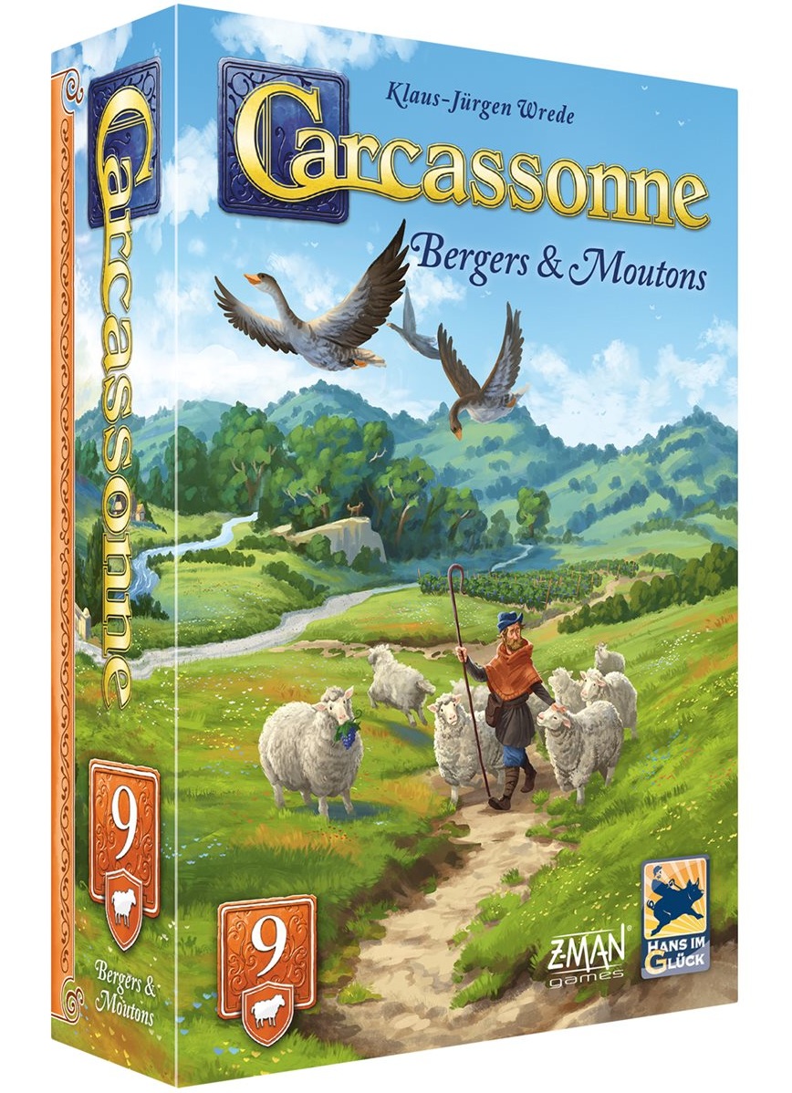 Carcassonne : Ext9 – Bergers & Moutons (Nouvelle Édition)