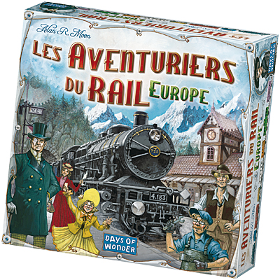 Boîte du jeu Les Aventuriers du Rail Europe