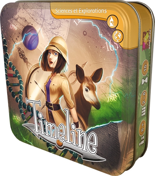 Boîte du jeu Timeline Sciences et Explorations