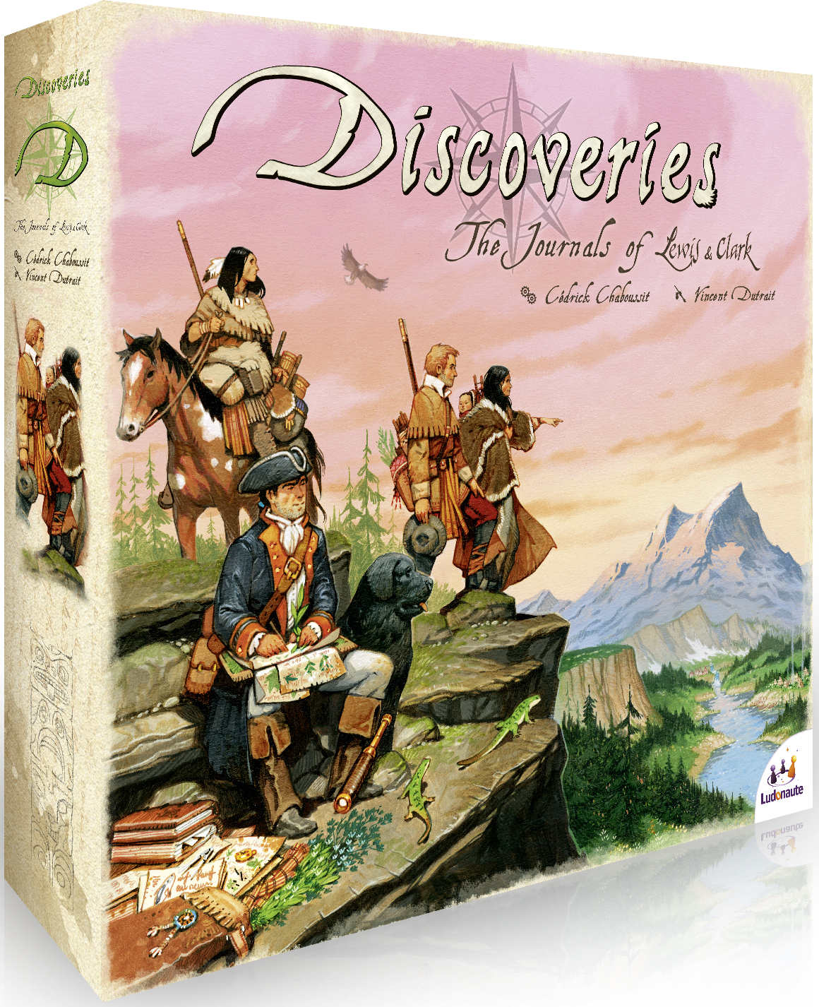 Boîte du jeu Discoveries The Journals of Lewis and Clark