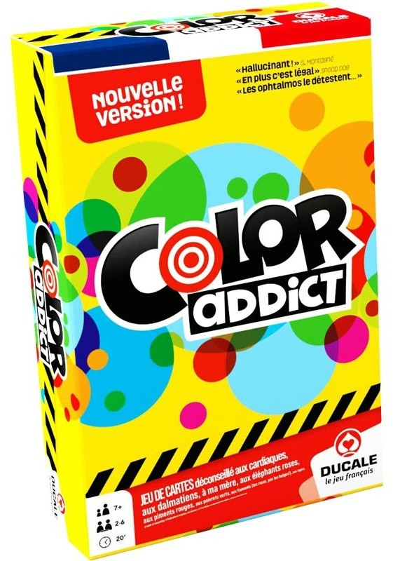 Boîte du jeu Color Addict - Édition 2022 (VF)