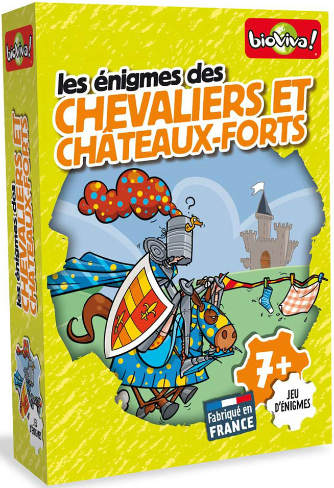 Boîte du jeu Les Énigmes Chevaliers et Châteaux-Forts