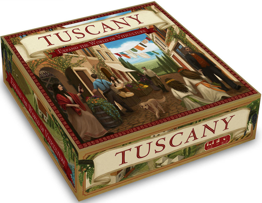 Boîte du jeu Viticulture Tuscany