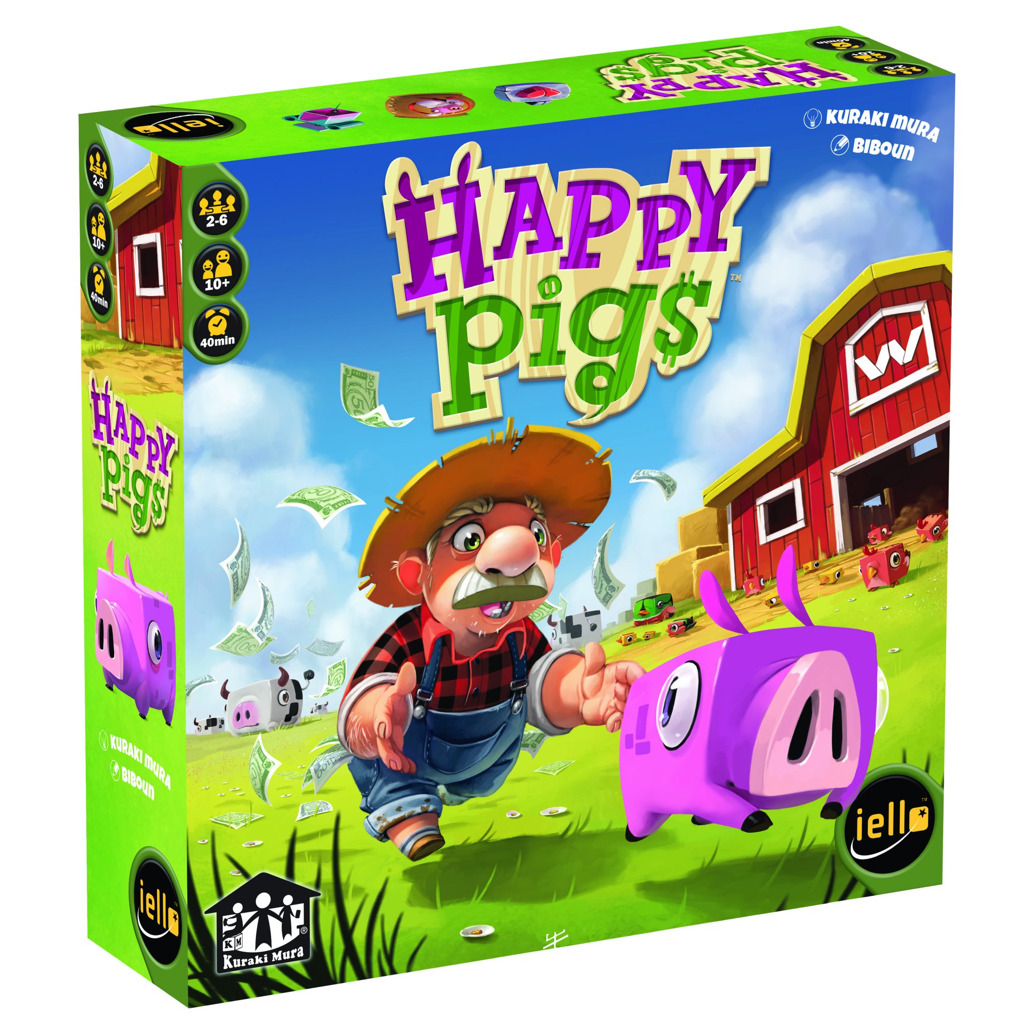 Boîte du jeu Happy Pigs (VF)