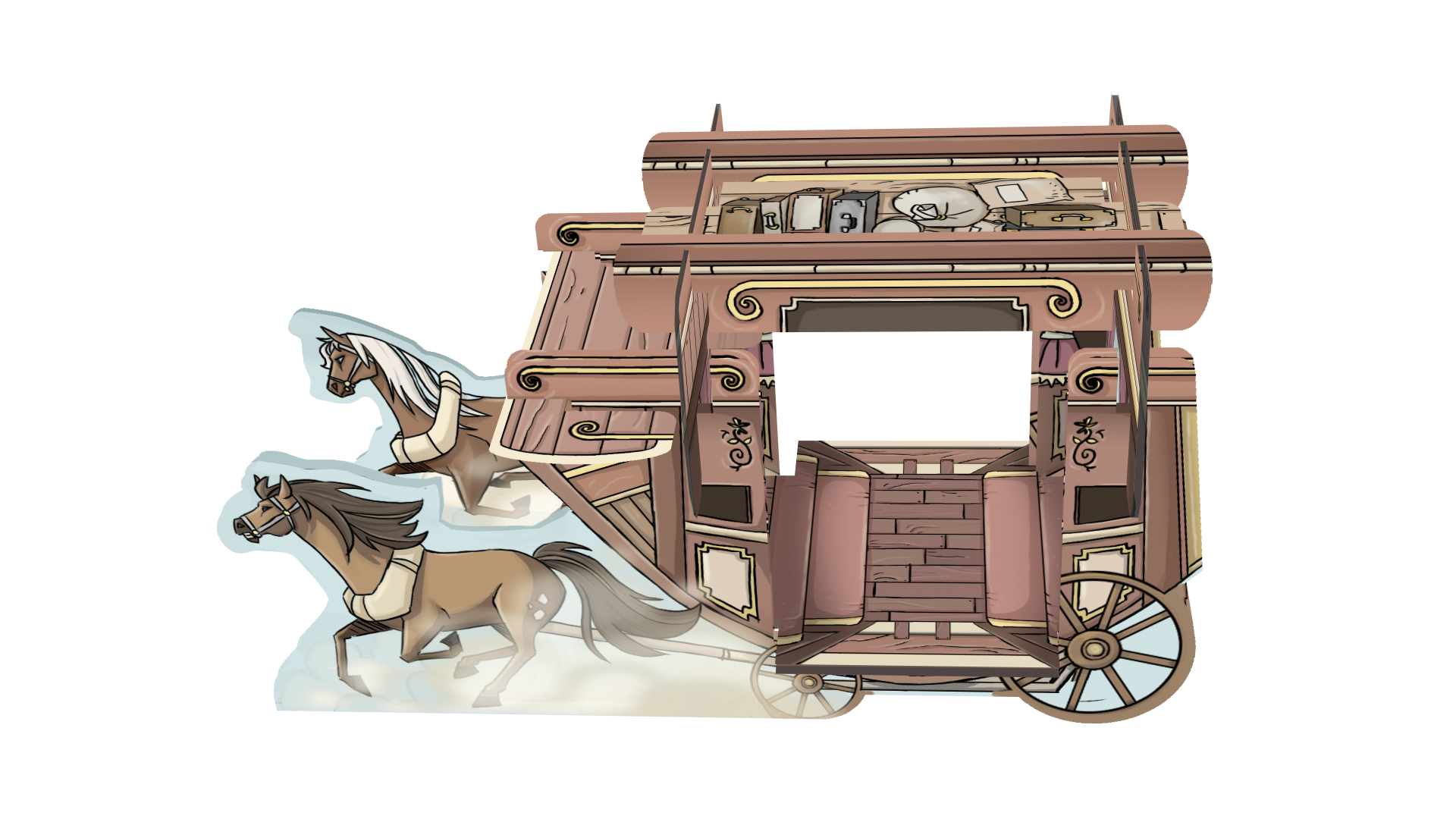 Colt Express Chevaux et Diligence LilloJEUX Boutique