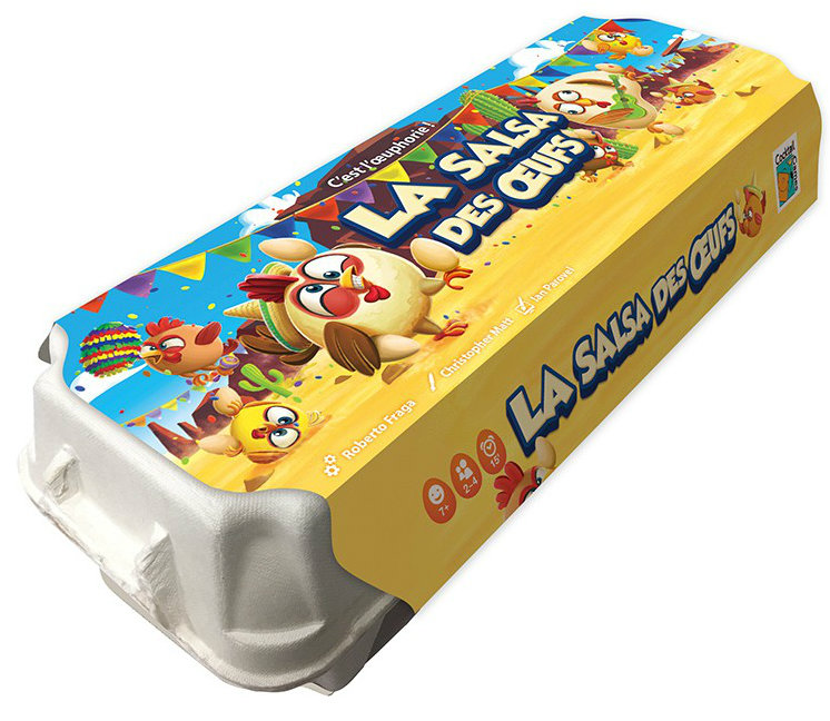 Boite du jeu La Salsa des Oeufs offert chez LilloJEUX