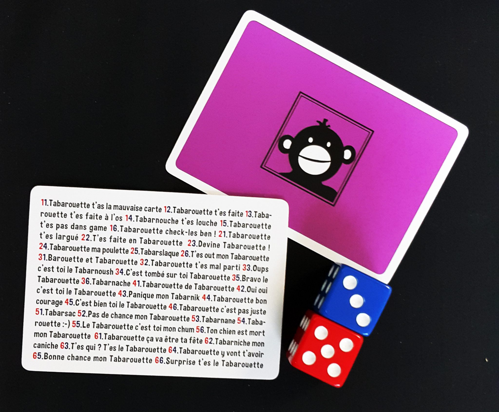 Présentation du jeu Tabarouette T'es Faite