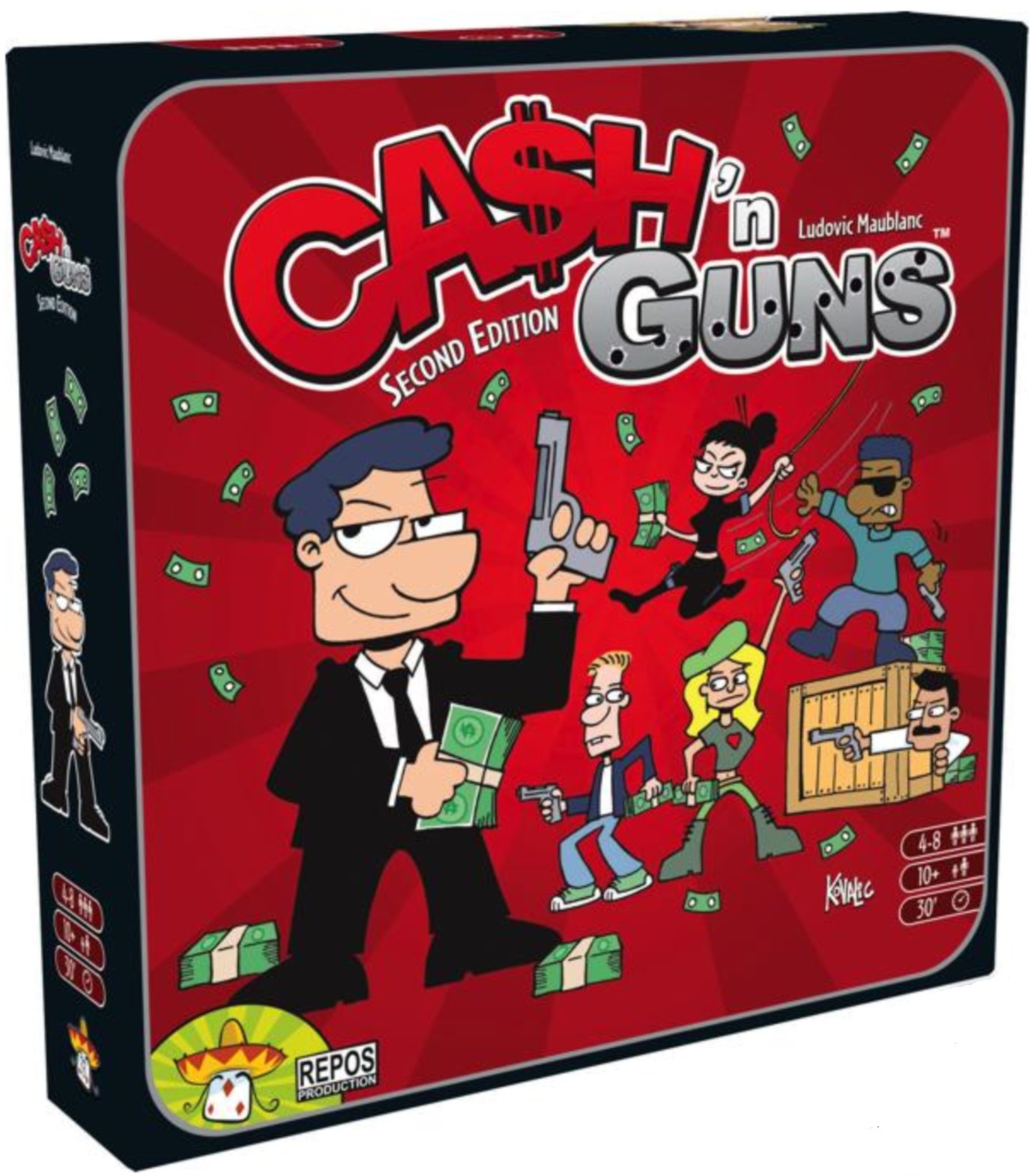 Boîte du jeu Cash'n Guns (2e Édition)