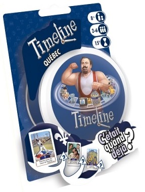 Boite du jeu Timeline Québec offert chez LilloJEUX