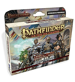 Boîte du jeu Pathfinder JCE Personnages