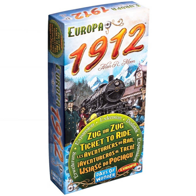 Boîte du jeu Les Aventuriers du Rail Europe 1912