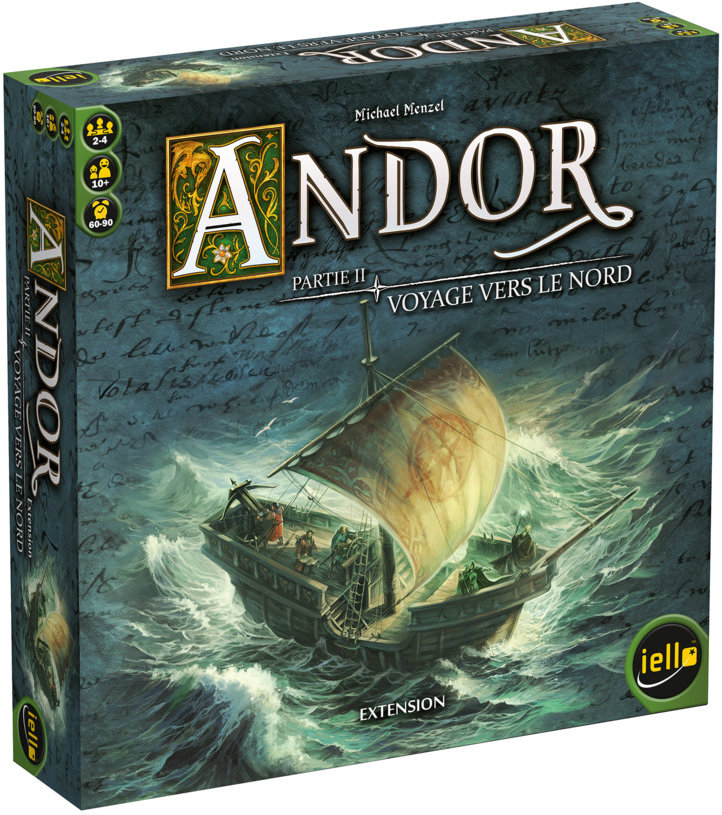 Boîte du jeu Andor Voyage Vers Le Nord