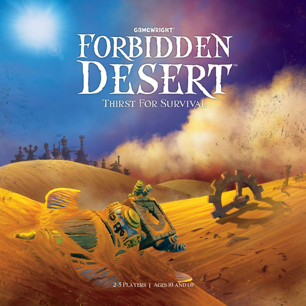 Boîte du jeu Forbidden Desert