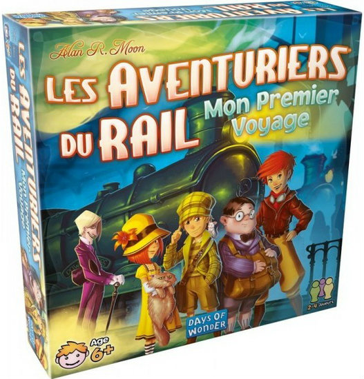 Boîte du jeu Les Aventuriers Du Rail Mon Premier Voyage