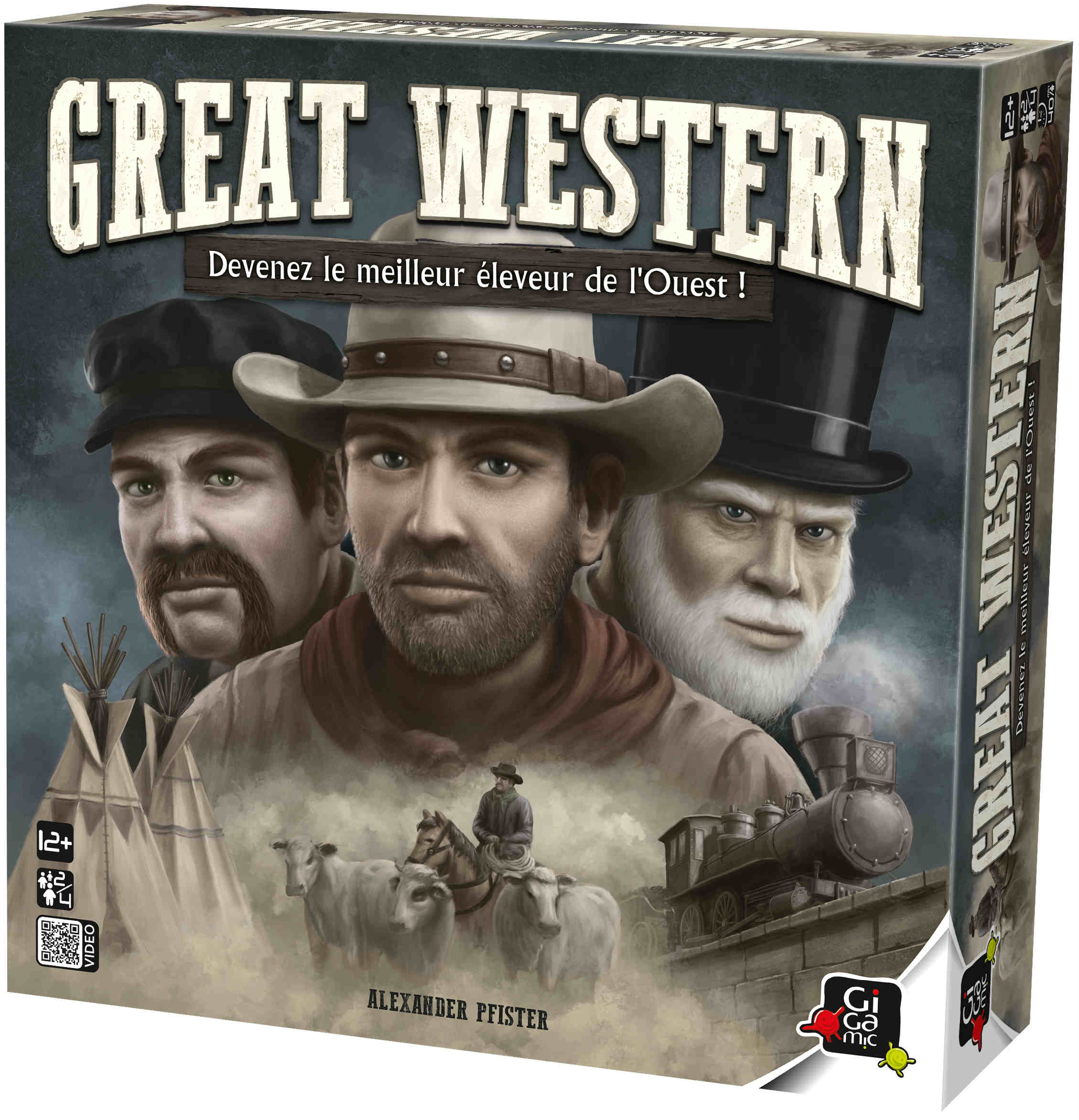 Boîte du jeu Great Western
