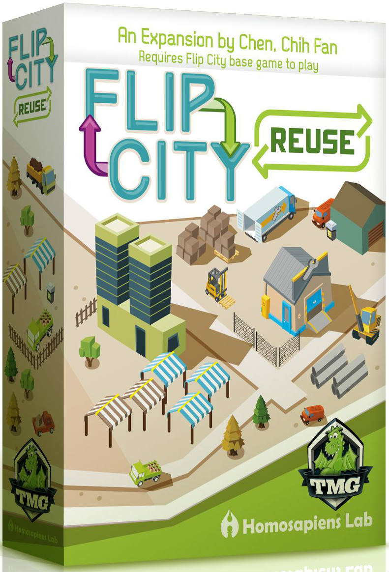 Boîte du jeu Flip City Reuse