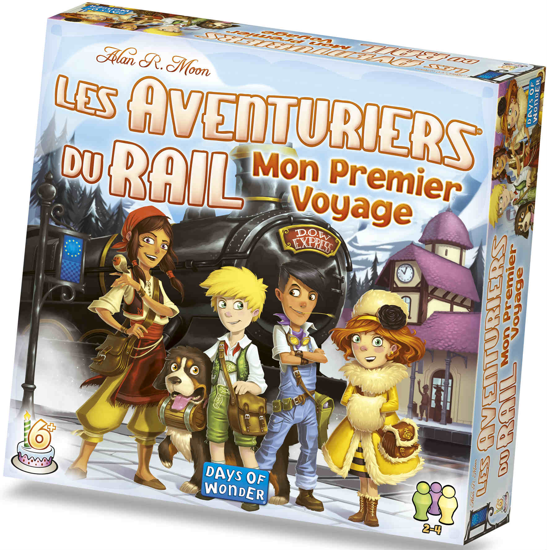 Boîte du jeu Les Aventuriers du Rail Mon Premier Voyage Europe