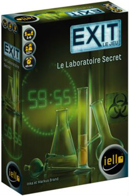 Boîte du jeu Exit Le Laboratoire Secret