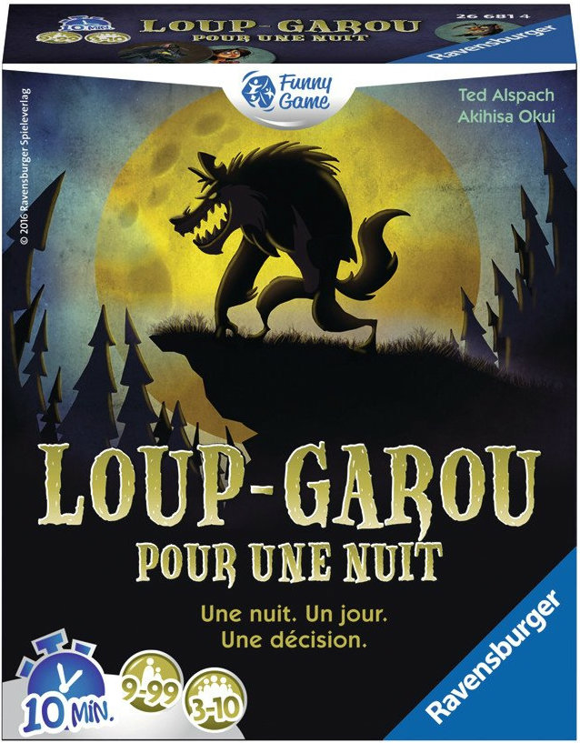 Boîte du jeu Loup-Garou Pour une Nuit