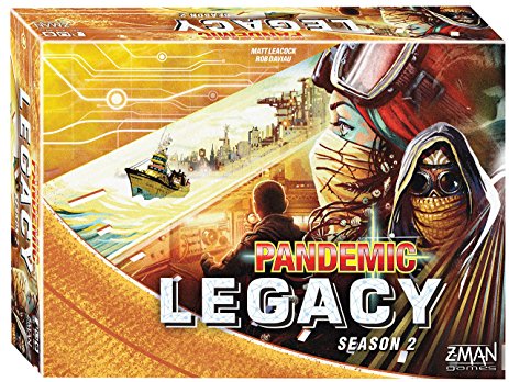 Boîte du jeu Pandemic Legacy Saison 2 Jaune offert chez LilloJEUX