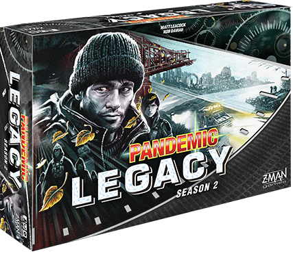 Boîte du jeu Pandemic Legacy Saison 2 Noire