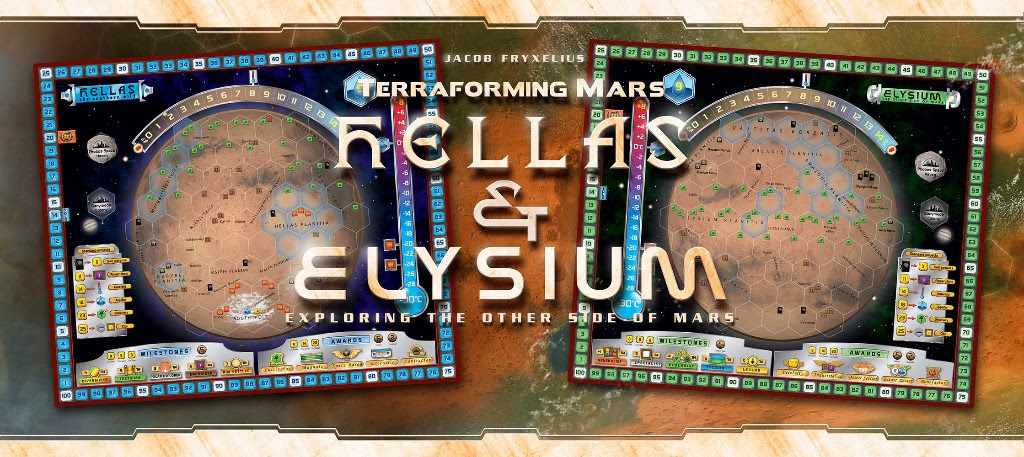 Présentation du jeu Terraforming Mars hellas and elysium