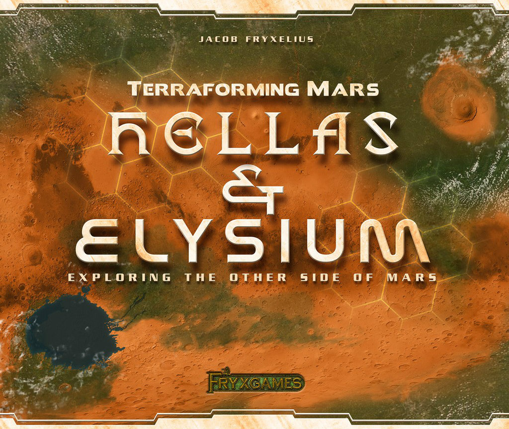 Boîte du jeu Terraforming Mars hellas and elysium