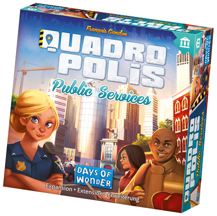 Boîte du jeu Quadropolis Services Publics