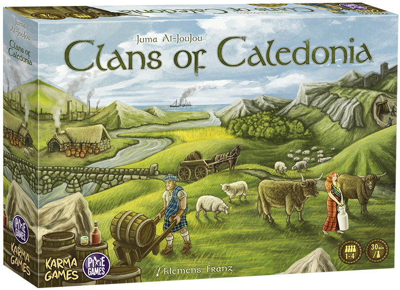 Boîte du jeu Clans of Caledonia