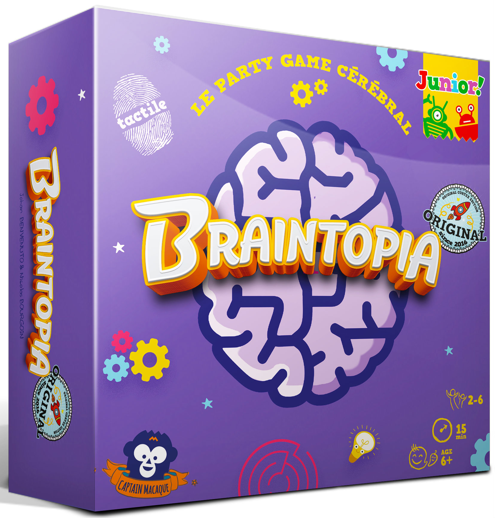 Boîte du jeu Braintopia Junior