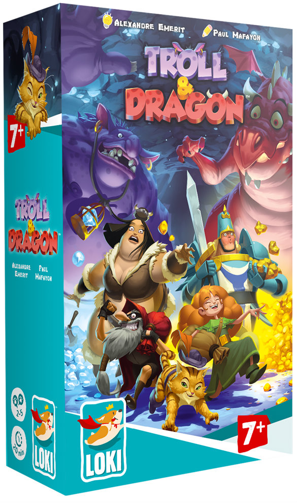 Boîte du jeu Troll et Dragon