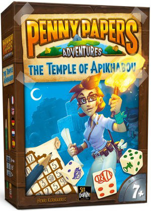 Boîte du jeu Penny Papers Adventures Le Temple d'Apikhabou