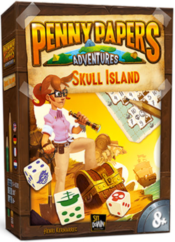 Boîte du jeu Penny Papers Adventures Skull Island