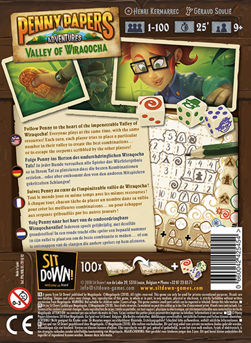Présentation du jeu Penny Papers Adventures Valley of Wiraqocha