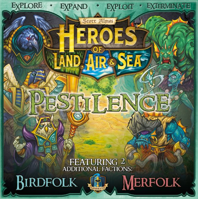 Boîte du jeu Heroes of Land Air and Sea Pestilence