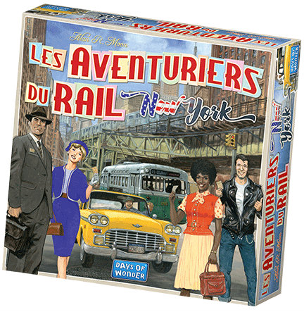Boîte du jeu Les Aventuriers du Rail : New York