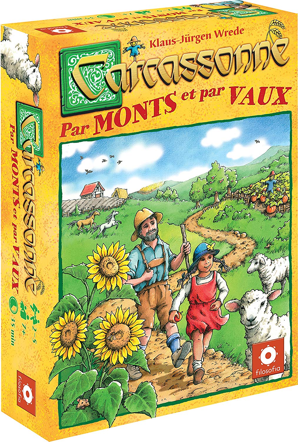 Boîte du jeu Carcassonne : Par Monts et par Vaux