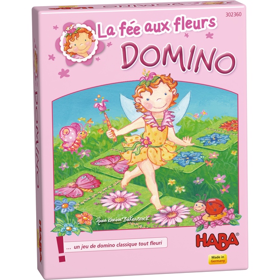 Boîte du jeu La fée aux fleurs : Domino