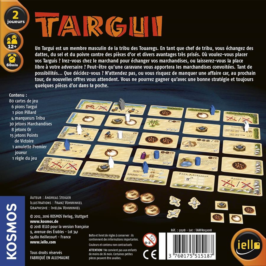 Présentation du jeu Targui