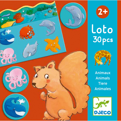 Boîte du jeu Loto des animaux