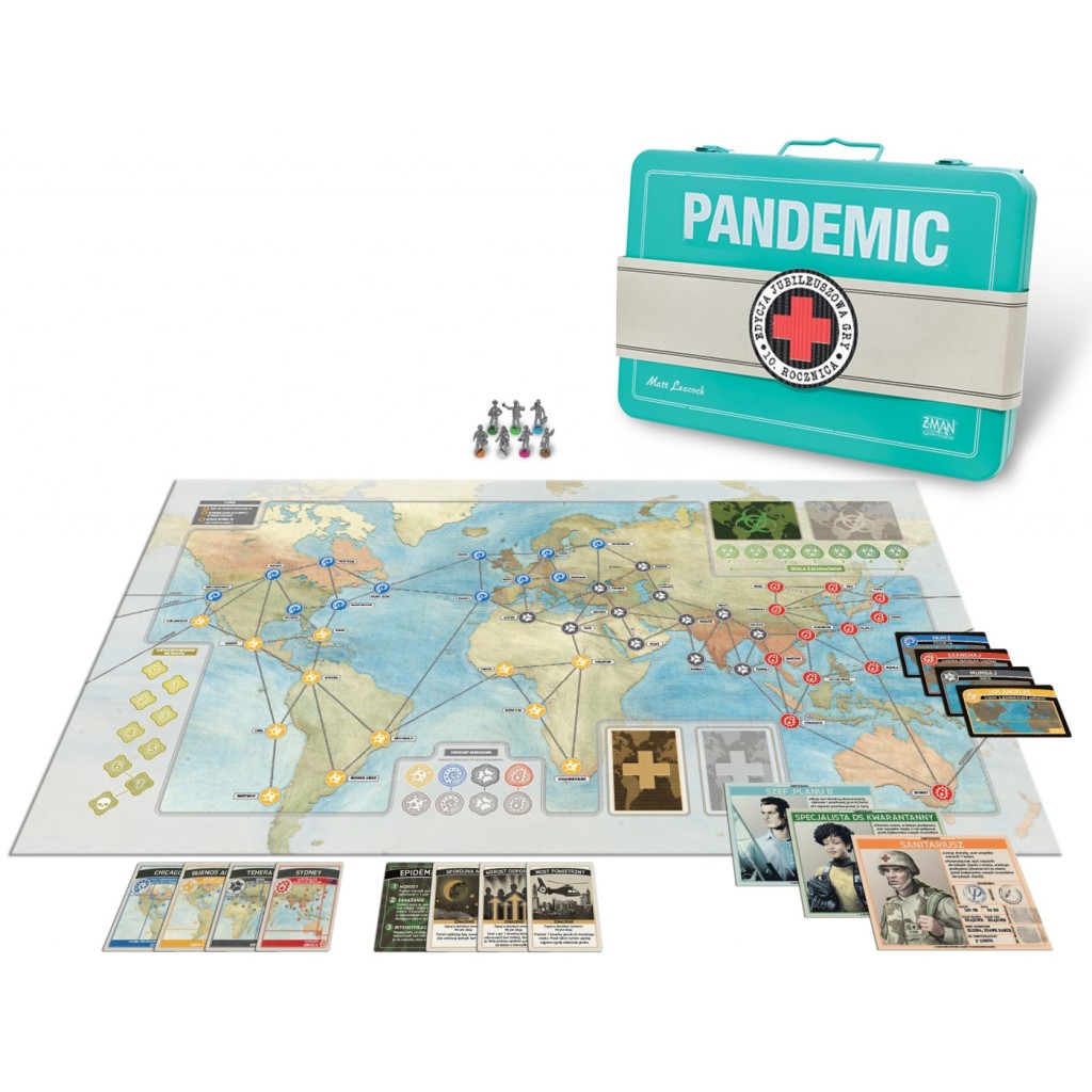Présentation du jeu Pandemic 10e anniversaire