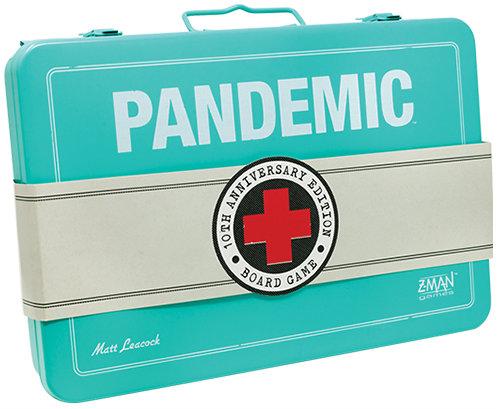 Boîte du jeu Pandemic 10e anniversaire