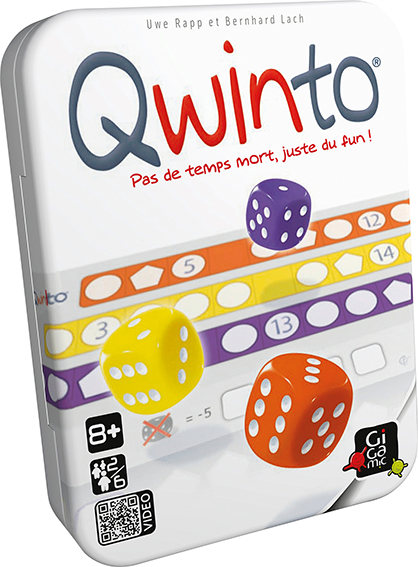 Boîte du jeu Qwinto