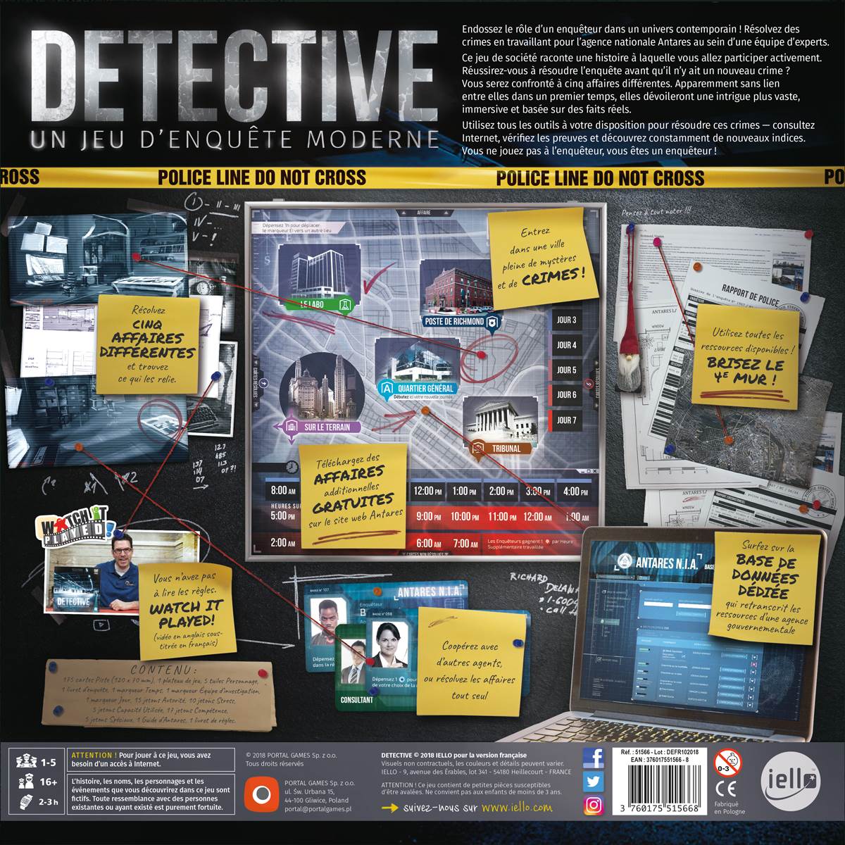 Présentation du jeu Detective