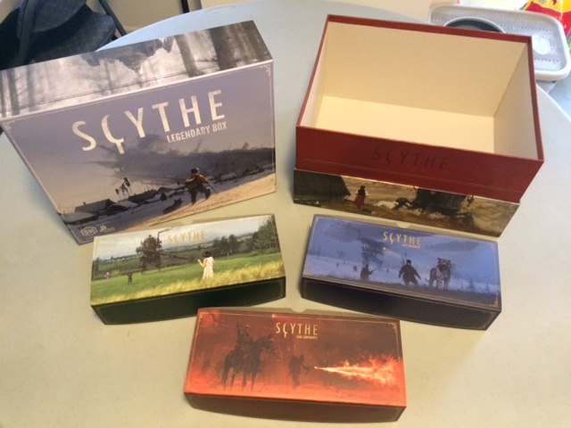 Présentation du jeu Scythe Legendary Box