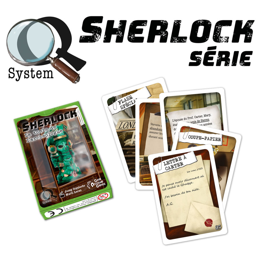 Présentation du jeu Sherlock : La Tombe de l'Archéologue