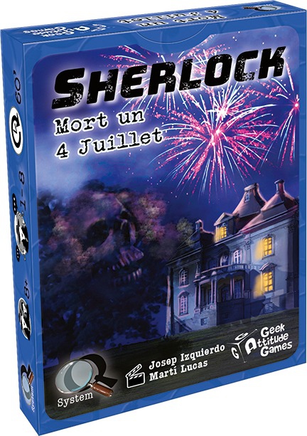 Boîte du jeu Sherlock Mort un 4 Juillet