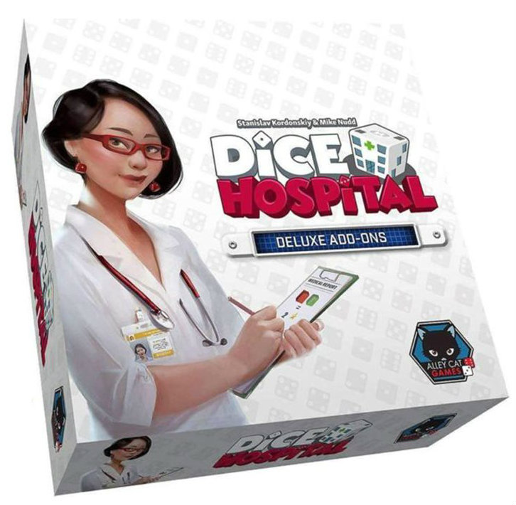 Boîte du jeu Dice Hospital Extension Deluxe offert chez LilloJEUX
